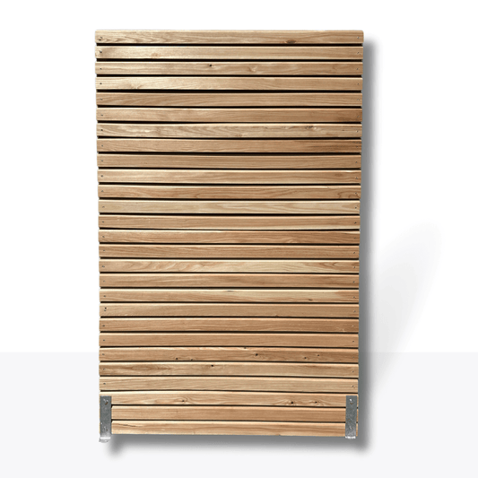 SilentGuard Rhombus Sichtschutz und Lärmschutz, Rhombuszaun als Sichtschutzwand, Holzelement 120x180 cm - Efeuria, die Gartenhecken aus Efeu